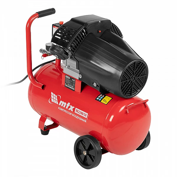 Компрессор воздушный MTX КК-2200/50, 2,2 кВт, 350 л/мин, 50 л, прямой привод, масляный
