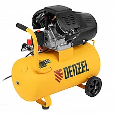 Компрессор воздушный прям. привод DENZEL DCV1800/50, 1,8 кВт, 50 литров, 320 л/мин
