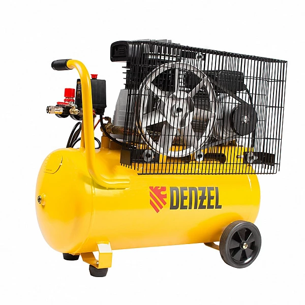 Компрессор воздушный Denzel BCI2300/50, ременный привод, 2.3 кВт, 50 литров, 400 л/мин