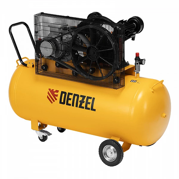 Компрессор воздушный рем. привод BCV 5500-T/270, 5,5 кВт, 270 литров, 850 л/мин Denzel