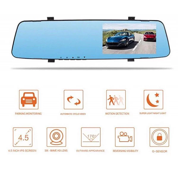 Автомобильный видеорегистратор Blackbox DVR v.3 (ультратонкое) экран 5.5"