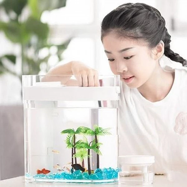 Аквариум Xiaomi Descriptive Geometry Amphibious Fish Tank / HF-JHYGQC001