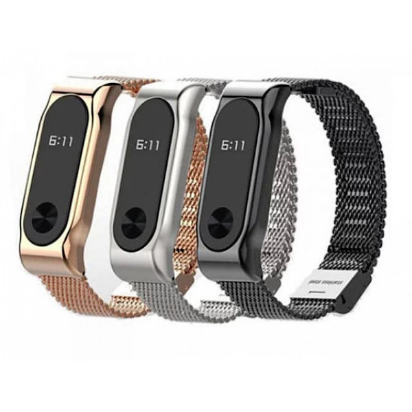 Ремешок для фитнес-браслета Mi Band 2 (металл)