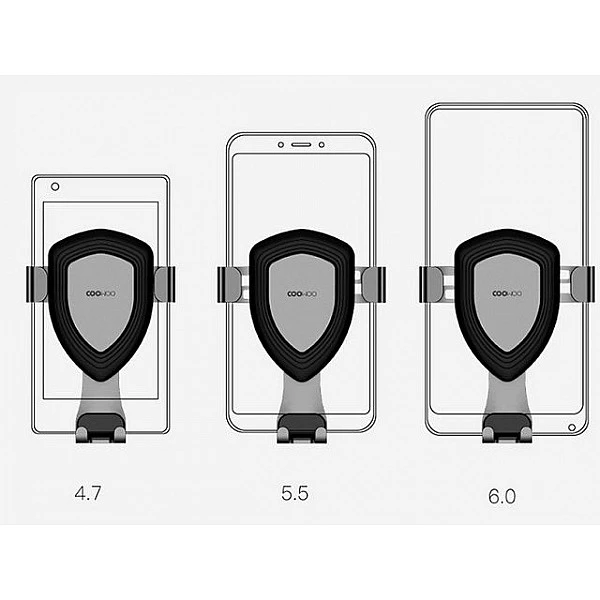 Автодержатель Xiaomi Coowoo Car Gravity Induction Phone Holder T100