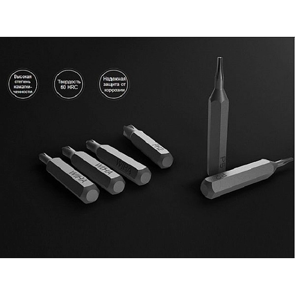 Отвертка с набором бит Xiaomi Wiha Technicak Screwdrive
