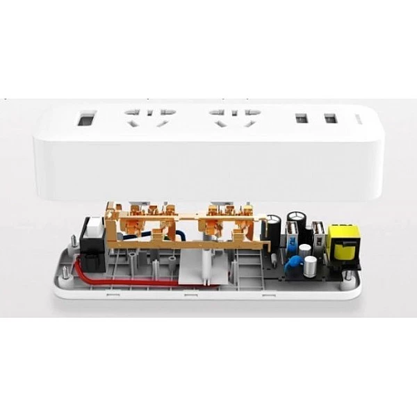 Сетевой разветвитель Xiaomi Mi Power Strip (2 розетки + USB-разъема, белый)
