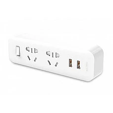 Сетевой разветвитель Xiaomi Mi Power Strip (2 розетки + USB-разъема, белый)
