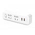 Сетевой разветвитель Xiaomi Mi Power Strip (2 розетки + USB-разъема, белый)
