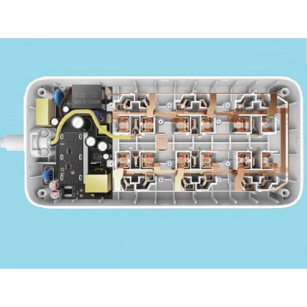 Сетевой фильтр Xiaomi Mi Power Strip (6 розеток + 3 USB-разъема)