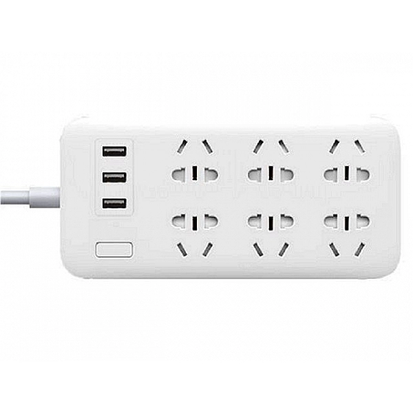 Сетевой фильтр Xiaomi Mi Power Strip (6 розеток + 3 USB-разъема)