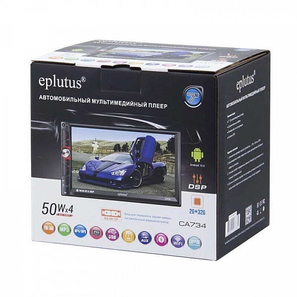 Автомагнитола Eplutus CA734 на базе Android 10