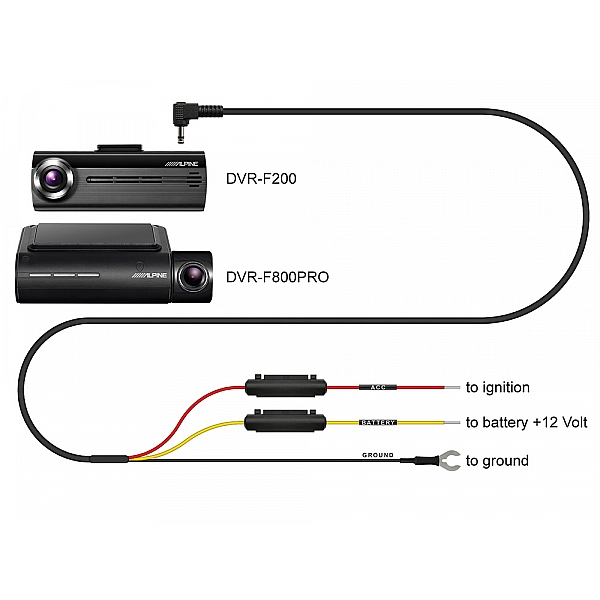 Автомобильный видеорегистратор ALPINE DVR-F800PRO