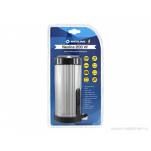 Автомобильный инвертор Neoline 200W
