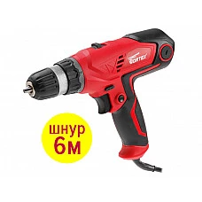 Дрель-шуруповерт WORTEX DR 1023 в кор. (400 Вт, патрон БЗП, 30 Нм, шурупы до 10 мм, сетевой шнур 6 м)