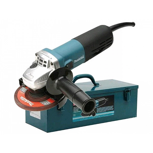 Одноручная углошлифмашина MAKITA 9557 HNK6 в чем. (840 Вт, диск 115х22 мм)