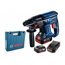 Аккум. перфоратор BOSCH GBH 180-LI в чем. (18.0 В, 1 акк., 4.0 А/ч Li-Ion, 2.0 Дж, вес 2.3 кг,)
