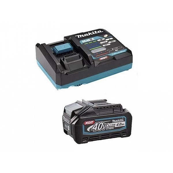 Комплект аккумулятор 40.0В  BL4040 XGT + зарядное устройство DC40RA XGT в кор. (MAKITA)