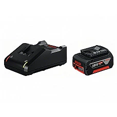 Комплект аккумулятор 18.0 В GBA18 V 1 шт. + зарядное устройство GAL 18V-40 (Набор GBA 18 V 4,0Ah 1 шт. + GAL 18-40) (BOSCH)
