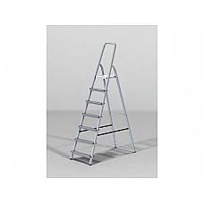 Лестница-стремянка алюм. 147 см 7 ступ. 4,9кг PRO STARTUL (ST9940-07) (Размеры профиля: Передний каркас 40х20х1, Задний каркас 30х20х1)