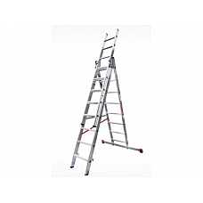 Лестница алюм. 3-х секц. 211/484/224 см 3х8 ступ. 14,3кг NV3230 Новая Высота Лестница алюм. 3-х секц. 211/484/224 см 3х8 ступ. 14,3кг NV3230 Новая Высота