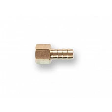 Соединение внутр. резьба 1/4" х елочка 10 мм (латунь) ECO