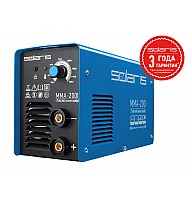 Инвертор сварочный SOLARIS MMA-200I (230В, 20-200 А, 70В, электроды диам. 1.6-4.0 мм, вес 3.4 кг)
