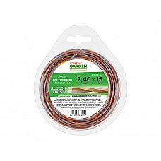 Леска ф 2.4 мм х 15 м витой квадрат сеч. ALULON TWIST STARTUL GARDEN Леска ф 2.4 мм х 15 м витой квадрат сеч. ALULON TWIST STARTUL GARDEN