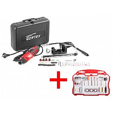 Гравер электрический WORTEX MG 3218 E в чем. + аксессу+АКЦИЯ Набор аксессуаров 52 предмета в подарок (В ПОДАРОК Набор аксессуаров для гравера 52 предмета в боксе)