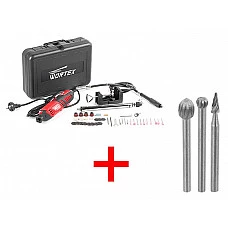 Гравер электрический WORTEX MG 3218 E в чем. + аксессуары+АКЦИЯ (В ПОДАРОК высокоскоростные насадки ETAM3206318+ETAM3204818+ETAK3203218)