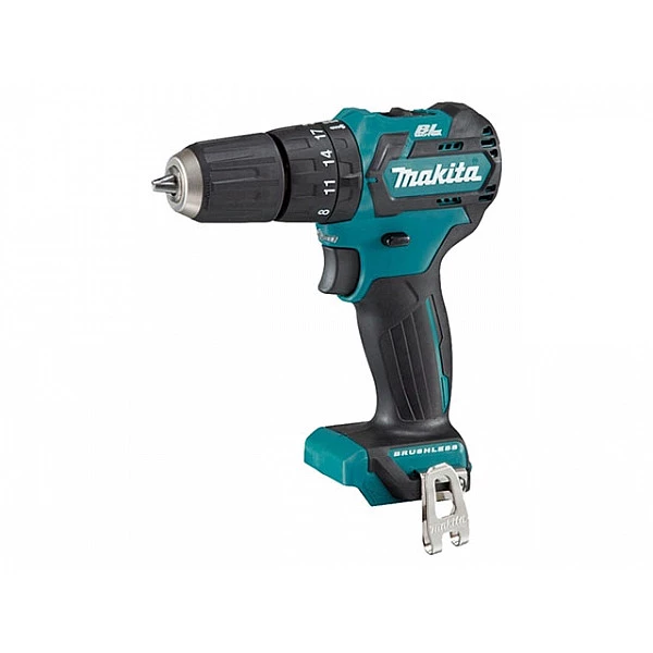 Аккум. ударная дрель-шуруповерт MAKITA HP 332 DZ в кор. (10.8 В, БЕЗ АККУМУЛЯТОРА, 2 скор., 35 Нм, шурупы до 8 мм, сверление в металле до 10 мм)