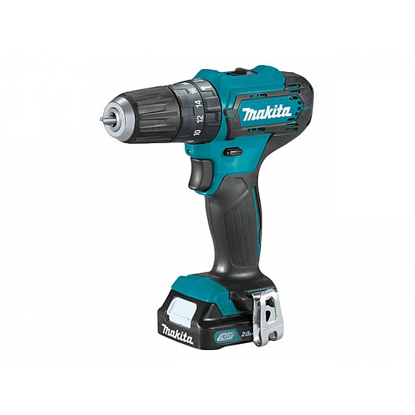 Аккум. ударная дрель-шуруповерт MAKITA CXT HP 333 DWME в чем. (12.0 В, 2 акк., 4.0 А/ч Li-Ion, 2 скор., 30 Нм, шурупы до 8 мм, сверление в металле до