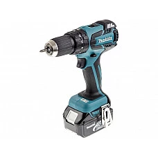 Аккум. ударная дрель-шуруповерт MAKITA LXT DHP 459 RFE в чем. (18.0 В, 2 акк., 3.0 А/ч Li-Ion, 2 скор., 45 Нм, шурупы до 6 мм, сверление в металле до 13 мм)