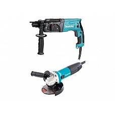 Набор электроинструмента MAKITA DK 0120 в кор. (2 пр.) (HR2470, GA5030)
