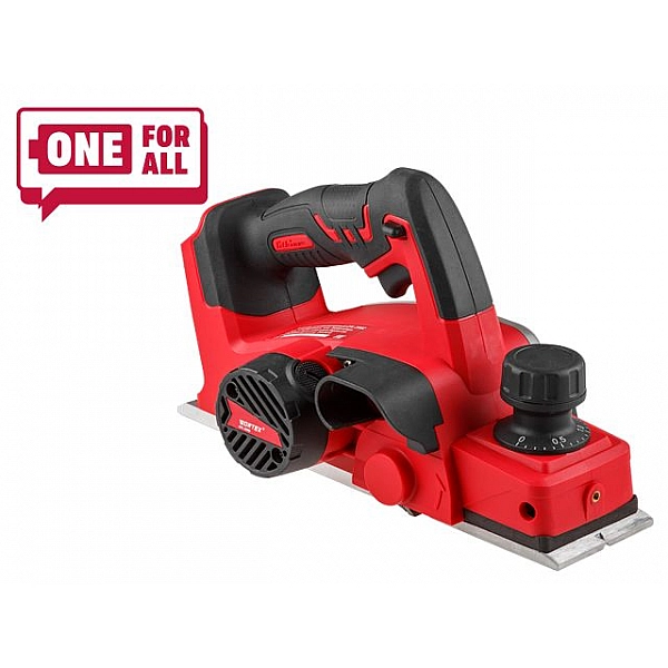 Аккум. рубанок WORTEX CPL 2082 в кор. ALL1 XLT SOLO 18 В, шир. до 82 мм, глуб. до 2 мм