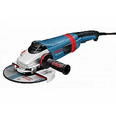 Двуручная углошлифмашина BOSCH GWS 22-180 LVI в кор. (2200 Вт, диск 180х22 мм, вибро, плавный пуск, без регул. об.)

