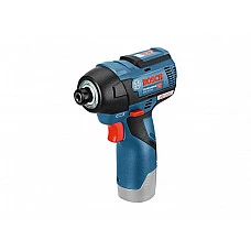 Аккум. ударный гайковерт BOSCH GDR 12V-110 в кор. (12.0 В, БЕЗ АККУМУЛЯТОРА, посадочн. квадрат внутр. шестигр. 1/4 ", 110 Нм, вес 0.9 кг)
