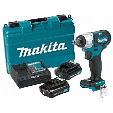 Аккум. ударный гайковерт MAKITA CXT TW 160 DWAE в чем. (12.0 В, 2 акк., 2.0 А/ч Li-Ion, посадочн. квадрат 3/8 ", 160 Нм, вес 1.0 кг)