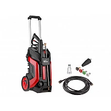Очиститель высокого давления WORTEX PW 1740 2.40 кВт, 170 бар, 510 л/ч (мойка высокого давления, автомойка, ф-ция самовсасывания, шланг 8 м, 4 веерных и 1 роторная насадки)