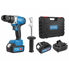 Аккум. дрель-шуруповерт BULL SR 1802 в чем. XLTpro БЕСЩЕТ., 18 В, 80 Н*м, 2*4 А*ч, БЗП 13 мм (шурупы до 10 мм)