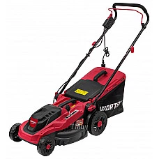 Газонокосилка электрическая WORTEX LM 3816 1600 Вт, шир.38 см (выс. 30-75 мм, травосборник 42 л)