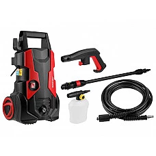 Очиститель высокого давления WORTEX PW 1420 1.90 кВт, 150 бар, 450 л/ч (мойка высокого давления, автомойка, ф-ция самовсасывания, алюминиевая помпа, шланг 5 м)