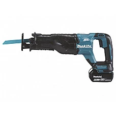 Аккум. сабельная пила MAKITA LXT DJR 187 RTE в чем. (18.0 В, 2 акк., 5.0 А/ч, Li-Ion, дерево до 255 мм, металл до 20 мм)