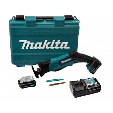 Аккум. сабельная пила MAKITA JR 105 DWAE в чем. (10.8 В, 2 акк., 2.0 А/ч, Li-Ion, дерево до 50 мм, металл до 50 мм)