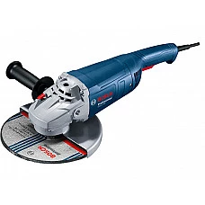 Двуручная углошлифмашина BOSCH GWS 2200 в кор. (2200 Вт, диск 230х22 мм, плавный пуск)
