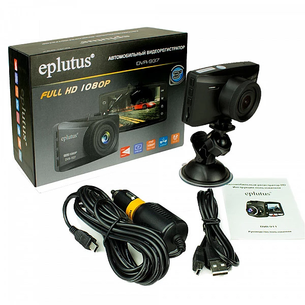 Автомобильный видеорегистратор Eplutus DVR-937