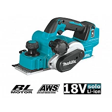Аккум. рубанок MAKITA LXT DKP 181 Z в кор. (18.0 В, БЕЗ АККУМУЛЯТОРА, 11.000 об/мин, ширина: 82 мм, макс.глубина: 3,0 мм, 3,6 кг.)