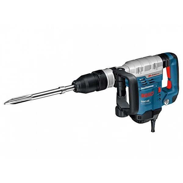 Отбойный молоток BOSCH GSH 5 CE (1150 Вт, 8.3 Дж, 2900 уд/мин, патрон SDS-MAX, вес 6.8 кг)