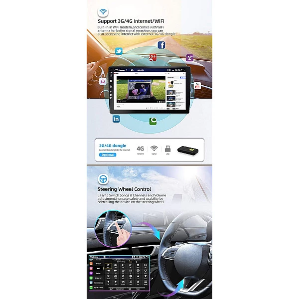 Автомагнитола 9" BXLIYER BX-D04 (6Gb/128Gb)