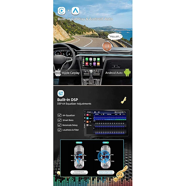 Автомагнитола 9" BXLIYER BX-D04 (6Gb/128Gb)