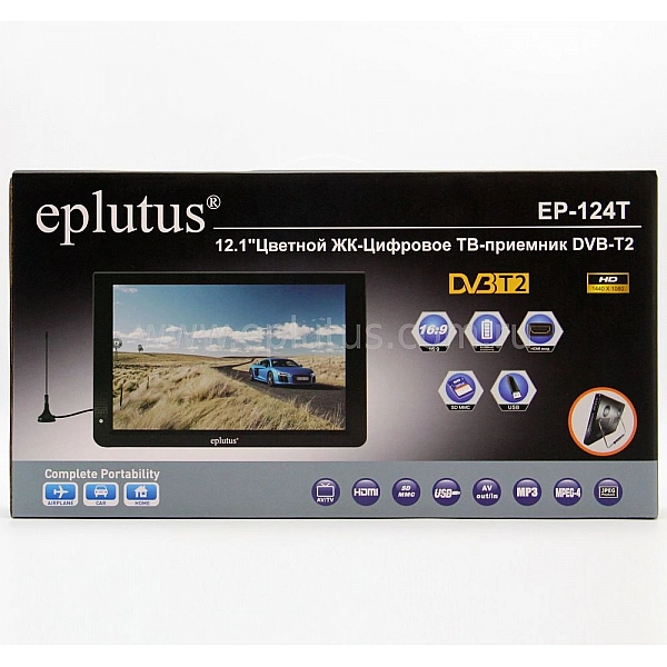 Портативный телевизор (TV) EPLUTUS EP-124T
